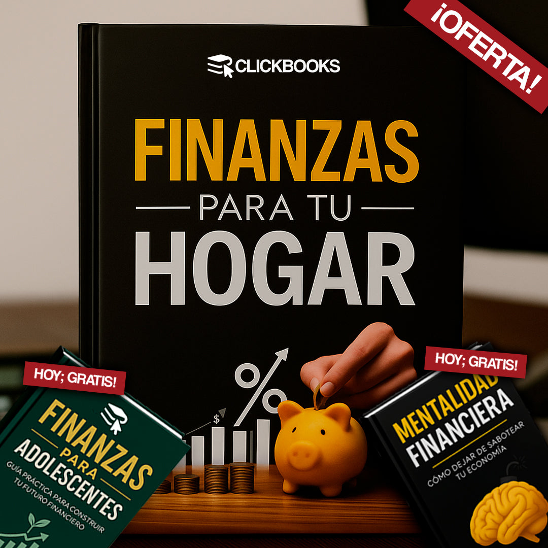 💸 Finanzas para tu Hogar; Transforma tus finanzas desde el primer mes + 2 libros GRATIS!