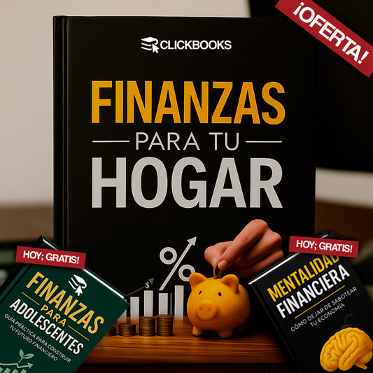💸 Finanzas para tu Hogar; Transforma tus finanzas desde el primer mes + 2 libros GRATIS!